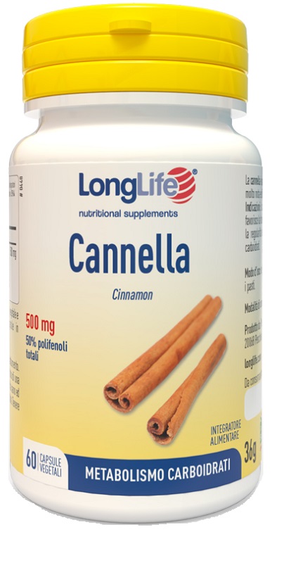 LONGLIFE CANNELLA 60 CAPSULE - Farmacia Mastrangelo 