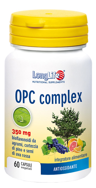LONGLIFE OPC COMPLEX 60 CAPSULE VEGETALI - Farmacia Mastrangelo 