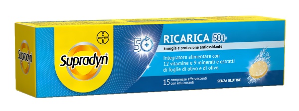 SUPRADYN RICARICA 50+ 15 COMPRESSE EFFERVESCENTI - Farmacia Mastrangelo 