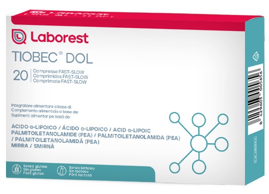 TIOBEC DOL 20 COMPRESSE DA 1455 MG - Farmacia Mastrangelo 