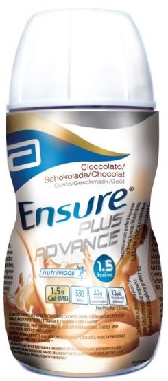 ENSURE PLUS ADVANCE CIOCCOLATO 4 BOTTIGLIE DA 220 ML - Farmacia Mastrangelo 