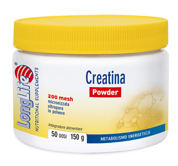 LONGLIFE CREATINA POWDER 150 G - Farmacia Mastrangelo 