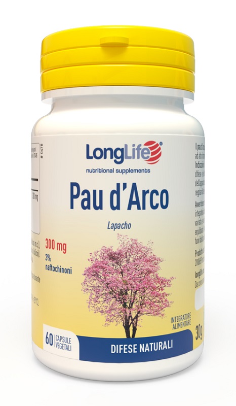 LONGLIFE PAU D'ARCO 60 CAPSULE VEGETALI - Farmacia Mastrangelo 