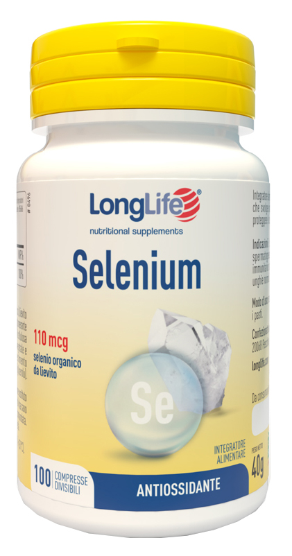 LONGLIFE SELENIUM 100 COMPRESSE DIVISIBILI - Farmacia Mastrangelo 