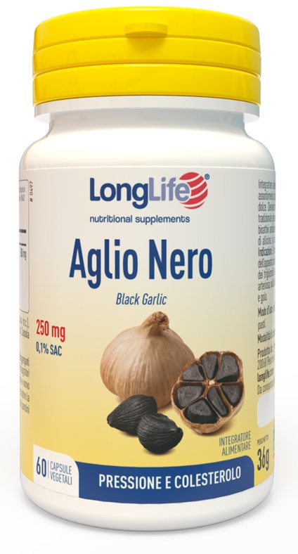 LONGLIFE AGLIO NERO 60 CAPSULE VEGETALI - Farmacia Mastrangelo 