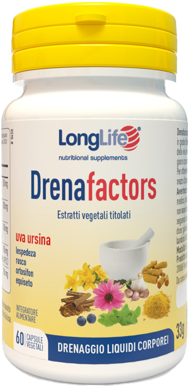 LONGLIFE DRENAFACTORS 60 CAPSULE - Farmacia Mastrangelo 