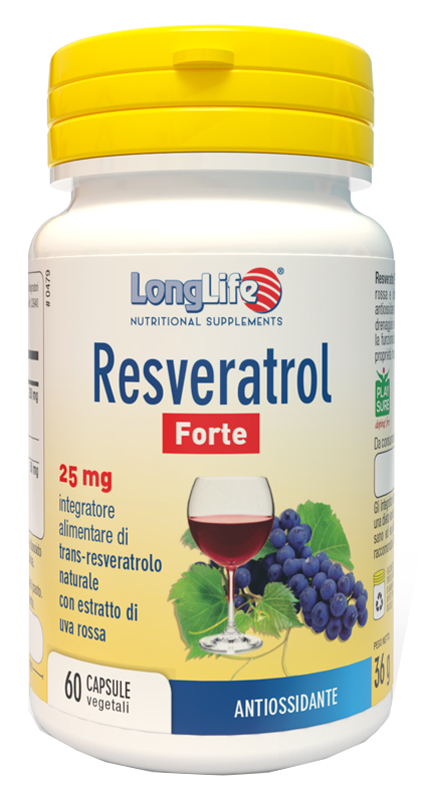 LONGLIFE RESVERATROL FORTE 60 CAPSULE - Farmacia Mastrangelo 