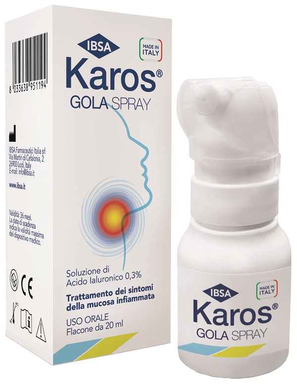 KAROS SPRAY ORALE 0,3% 20 ML - Farmacia Mastrangelo 