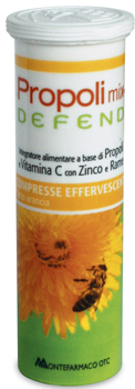 PROPOLI MIX DEFEND 10 COMPRESSE EFFERVESCENTI GUSTO ARANCIA - Farmacia Mastrangelo 