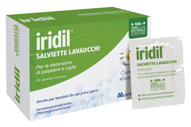 IRIDIL SALVIETTINE LAVAOCCHI 28 PEZZI - Farmacia Mastrangelo 