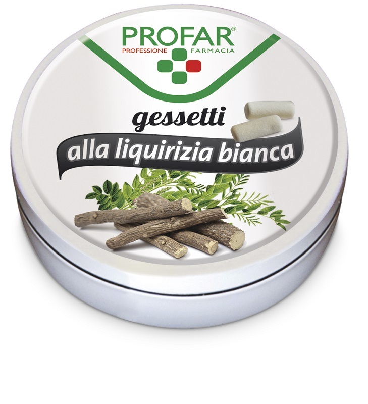 PROFAR GESSETTI LIQUIRIZIA BIANCHI 40 G - Farmacia Mastrangelo 
