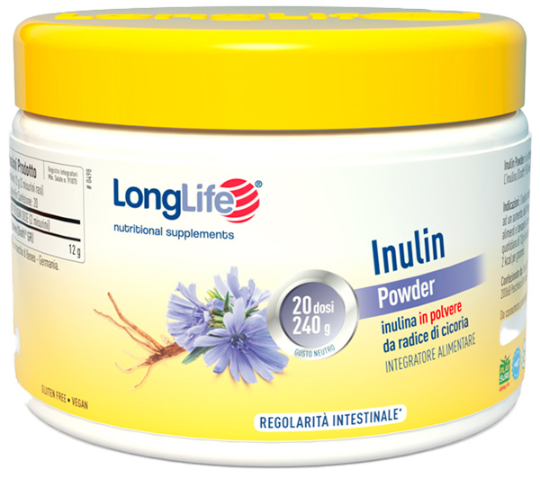 LONGLIFE INULINA POWDER 240 G - Farmacia Mastrangelo 