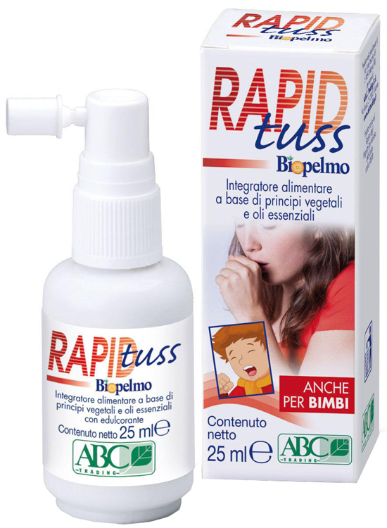 BIOPELMO RAPID TUSS SPRAY 25 ML - Farmacia Mastrangelo 
