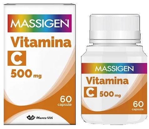 MASSIGEN C VITI 500MG DI VITAMINA C 60 CAPSULE - Farmacia Mastrangelo 