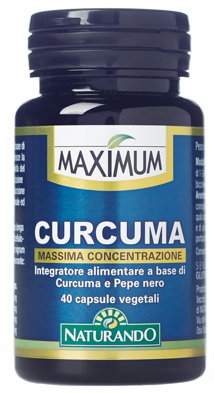 MAXIMUM CURCUMA 40 CAPSULE VEGETALI - Farmacia Mastrangelo 