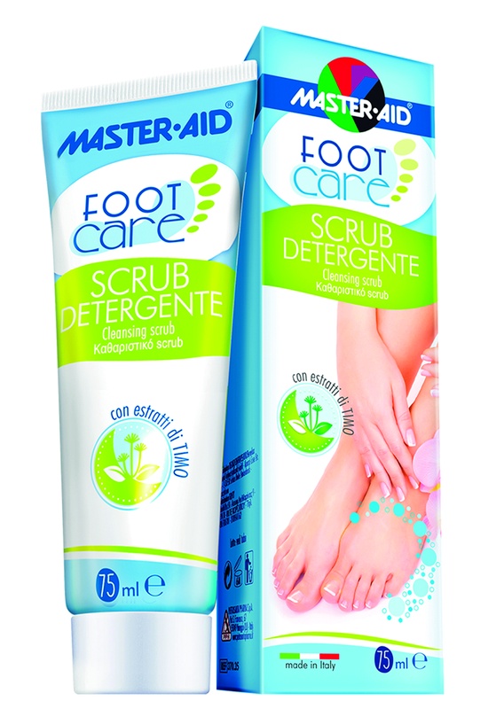 MASTER-AID FOOTCARE DETERGENTE SCRUB PER PIEDI 75 ML L4 - Farmacia Mastrangelo 