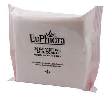 EUPHIDRA SALVIETTINE STRUCCANTI 20 PEZZI - Farmacia Mastrangelo 