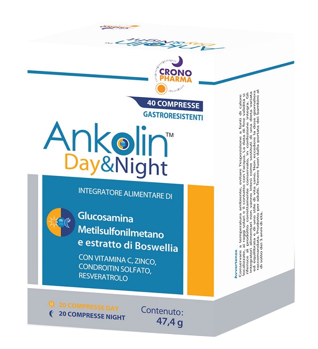 ANKOLIN DAY&NIGHT 20 COMPRESSE GASTRORESISTENTI DAY + 20 COMPRESSE GASTRORESISTENTI NIGHT - Farmacia Mastrangelo 
