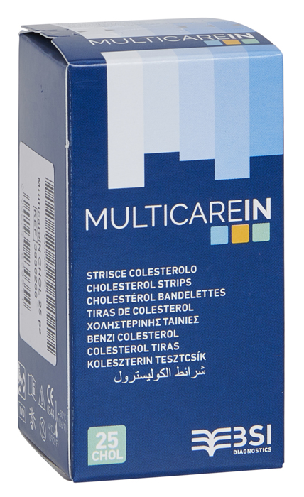 STRISCE MISURAZIONE GLICEMIA MULTICARE IN GLUCOSIO ELETTRODO 50 PEZZI - Farmacia Mastrangelo 