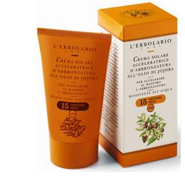 CREMA ACCELERATRICE D'ABBRONZATURA OLIO DI JOJOBA SPF15 125 ML - Farmacia Mastrangelo 
