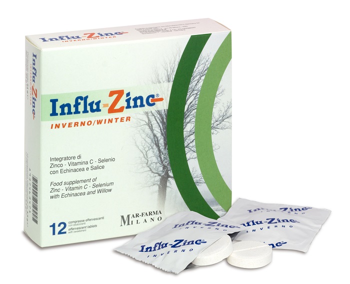 INFLUZINC INVERNO 12 COMPRESSE EFFERVESCENTI - Farmacia Mastrangelo 