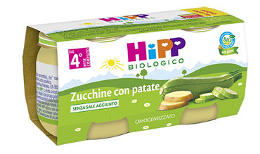 HIPP BIO HIPP BIO OMOGENEIZZATO ZUCCHINE CON PATATE 2X80 G - Farmacia Mastrangelo 