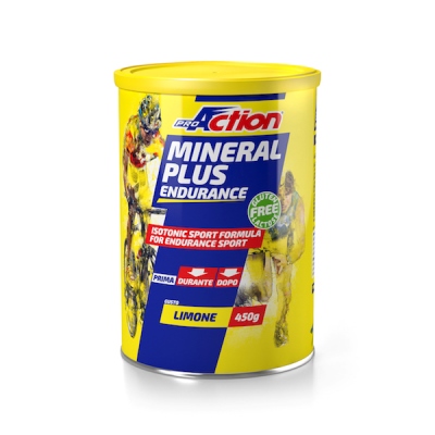 PROACTION MINERAL PLUS ENERGETICO E SALINO ISOTONICO AL LIMONE 450 G - Farmacia Mastrangelo 