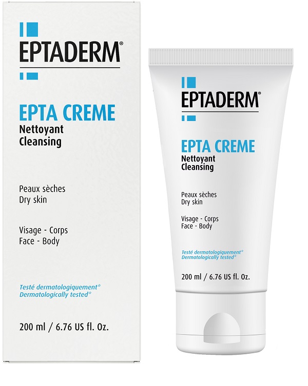 EPTADERM EPTA CREME DETERGENTE PELLI SECCHE VISO CORPO 200 ML - Farmacia Mastrangelo 