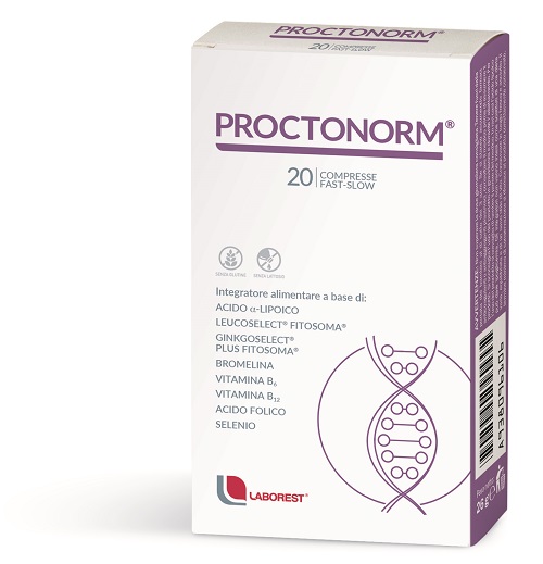 PROCTONORM 20 COMPRESSE - Farmacia Mastrangelo 