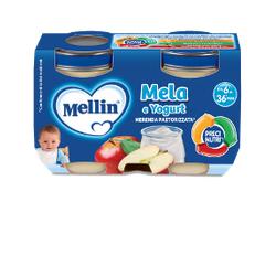 MELLIN MERENDA YOGURT MELA 2 X 120 G - Farmacia Mastrangelo 