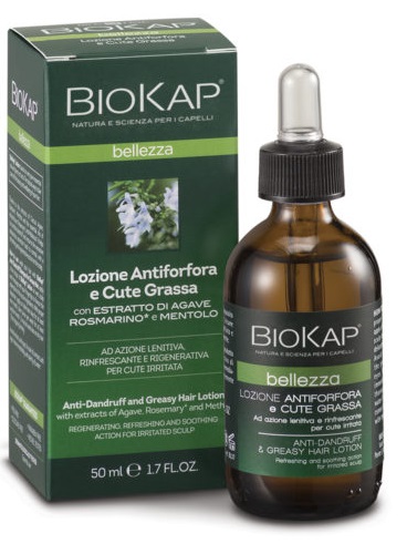 BIOKAP BELLEZZA LOZIONE ANTIFORFORA E CUTE GRASSA 50 ML BIOSLINE - Farmacia Mastrangelo 
