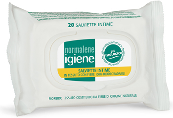 NORMALENE IGIENE SALVIETTE INTIME 20 PEZZI - Farmacia Mastrangelo 