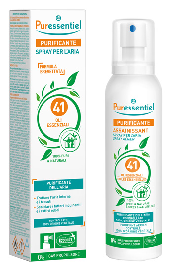PURESSENTIEL PURIFICANTE SPRAY 41 OLI ESSENZIALI 200 ML - Farmacia Mastrangelo 