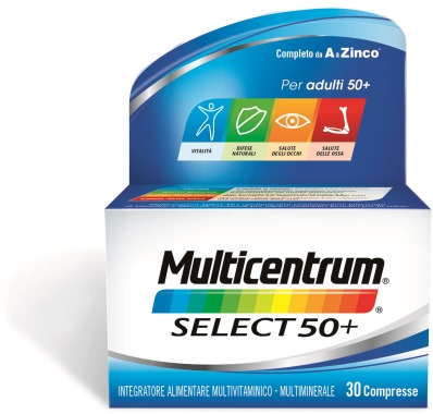 MULTICENTRUM SELECT 50+ 30 COMPRESSE - Farmacia Mastrangelo 