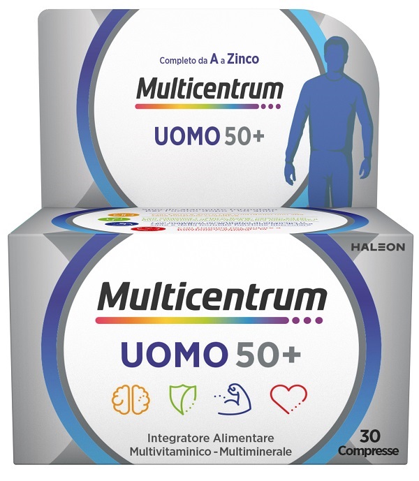 MULTICENTRUM UOMO 50+ 30 COMPRESSE - Farmacia Mastrangelo 