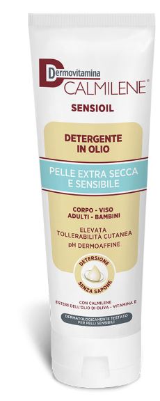 DERMOVITAMINA CALMILENE SENSIOIL DETERGENTE IN OLIO SENZA SAPONE PER PELLE EXTRA SECCA E SENSIBILE 250 ML - Farmacia Mastrangelo 