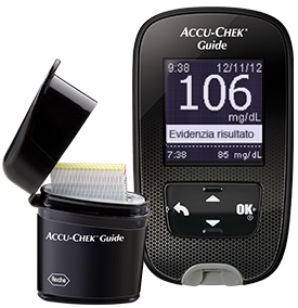 KIT GLUCOMETRO ACCU-CHEK GUIDE MG/DL + PUNGIDITO FASTCLIX - Farmacia Mastrangelo 