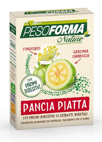 PESOFORMA NATURE PANCIA PIATTA 30 COMPRESSE - Farmacia Mastrangelo 