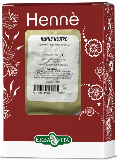 HENNE COLORANTE CAPELLI NEUTRO 100 G - Farmacia Mastrangelo 