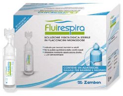 FLUIRESPIRA SOLUZIONE FISIOLOGICA STERILE 30 FLACONCINI MONODOSE DA 5ML - Farmacia Mastrangelo 