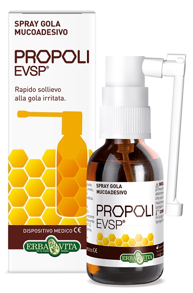 PROPOLI EVSP SPRAY GOLA MUCOADESIVO SENZA ALCOL 20ML - Farmacia Mastrangelo 