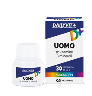 MASSIGEN UOMO MULTIVITAMINICO E MULTIMINERALE 30 COMPRESSE RIVESTITE - Farmacia Mastrangelo 