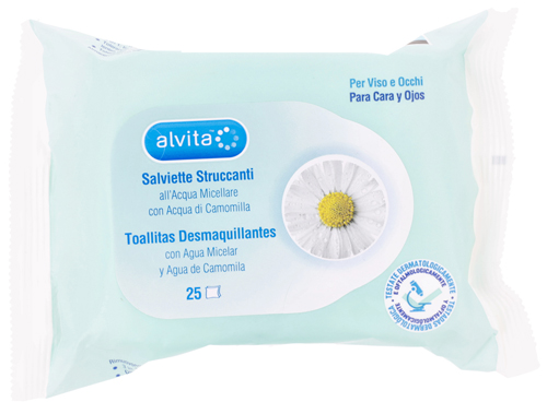 ALVITA SALVIETTE STRUCCANTI 25 PEZZI - Farmacia Mastrangelo 