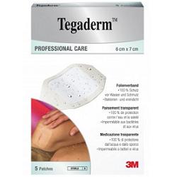 TEGADERM MEDICAZIONE IMPERMEABILE TRASPARENTE 5 PEZZI 6X7 CM - Farmacia Mastrangelo 