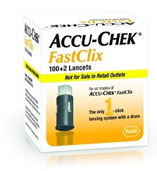 LANCETTE PUNGIDITO ACCU-CHEK FASTCLIX 100 + 2 PEZZI - Farmacia Mastrangelo 