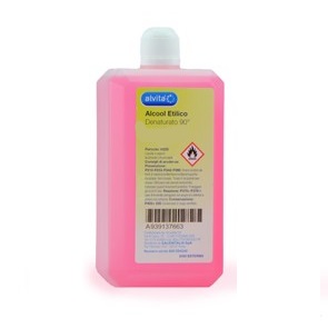 ALVITA ALCOOL ETILICO DENATURATO 90,1 500ML - Farmacia Mastrangelo 