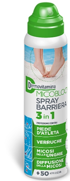 DERMOVITAMINA MICOBLOCK SPRAY BARRIERA 3 IN 1 PIEDE D'ATLETA 100 ML - Farmacia Mastrangelo 