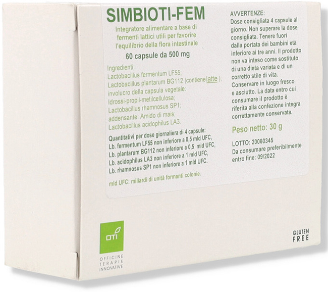 SIMBIOTI FEM 60 CAPSULE - Farmacia Mastrangelo 