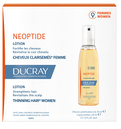 DUCRAY NEOPTIDE LOZIONE ANTICADUTA 3 X 30 ML - Farmacia Mastrangelo 