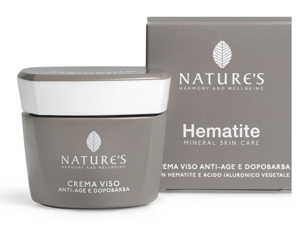 NATURE'S HEMATITE CREMA VISO ANTIAGE DOPOBARBA 50 ML - Farmacia Mastrangelo 